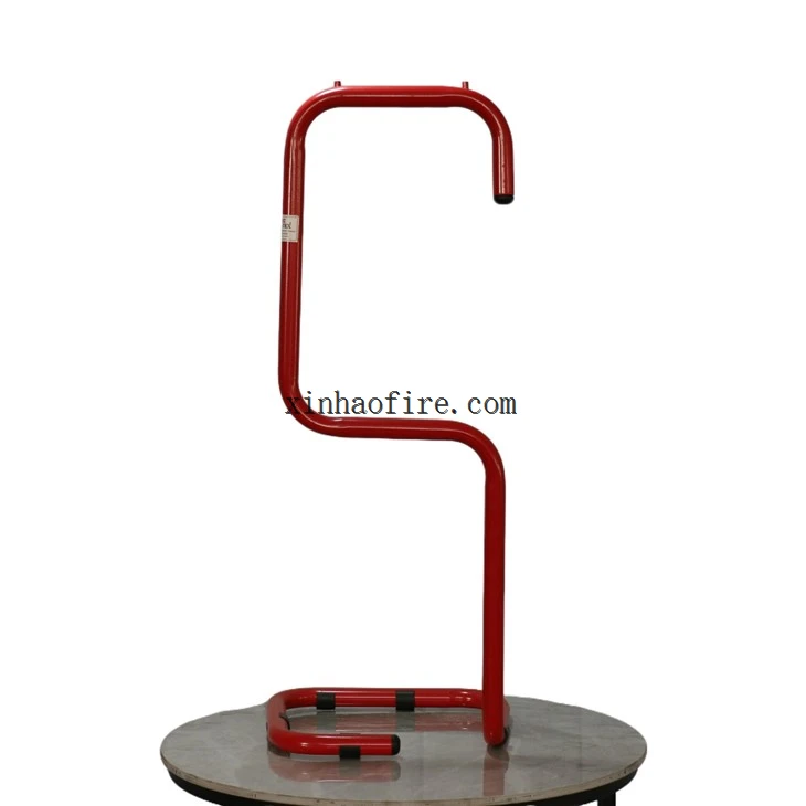 Fire Extinguisher Hanger With Fire Extinguisher